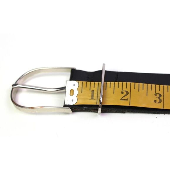 Banana Republic BLACK REAL LEATHER 1 1/2"Wd CASUAL DRESS WOMEN'S BELT Sz S (G86 - Picture 12 of 15